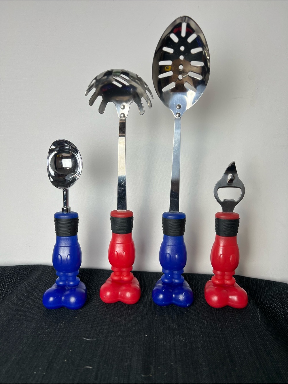 Vintage Disney Mickey Mouse Kitchen Utensils Set of 4